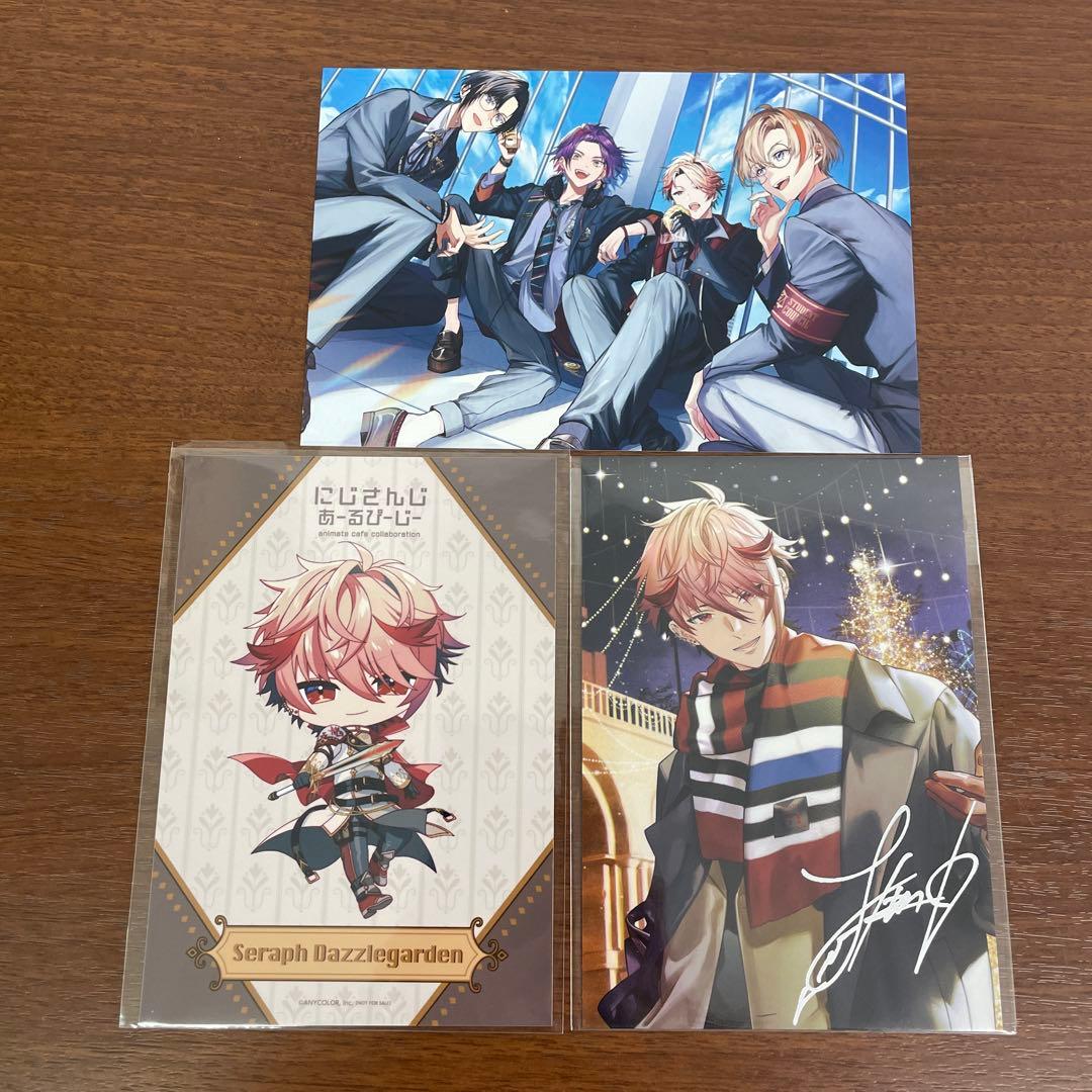 ❶にじさんじ セラフ チェキ風カード アクリルブロック まとめ売り