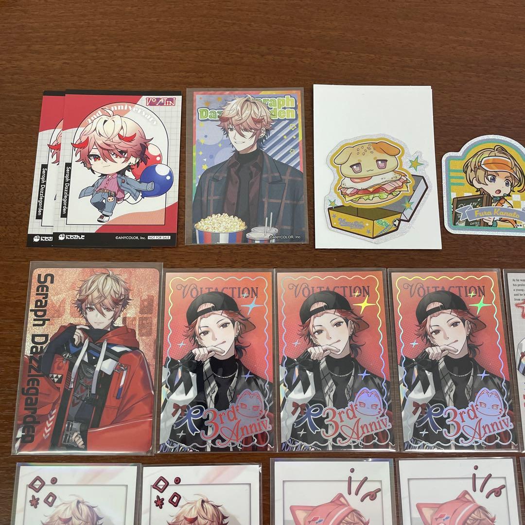 ❶にじさんじ セラフ チェキ風カード アクリルブロック まとめ売り
