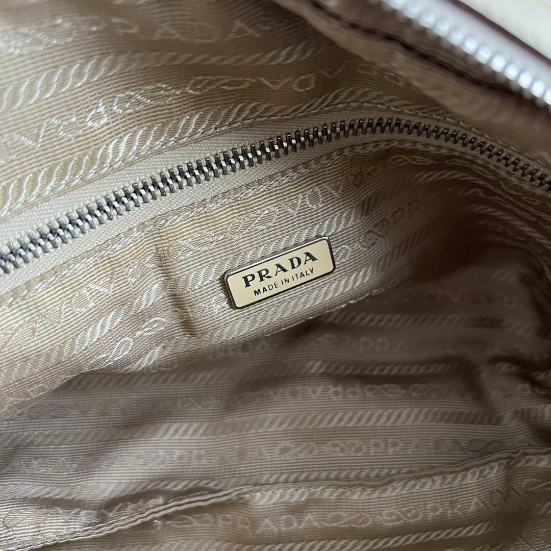 バッグ PRADA LEATHER BOWLING BOSTON HAND BAG