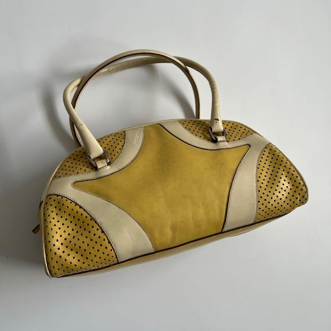 バッグ PRADA LEATHER BOWLING BOSTON HAND BAG