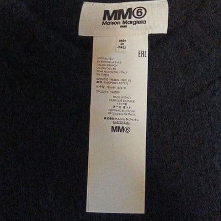 MM6 Maison Margiela ブラック長袖トップス
