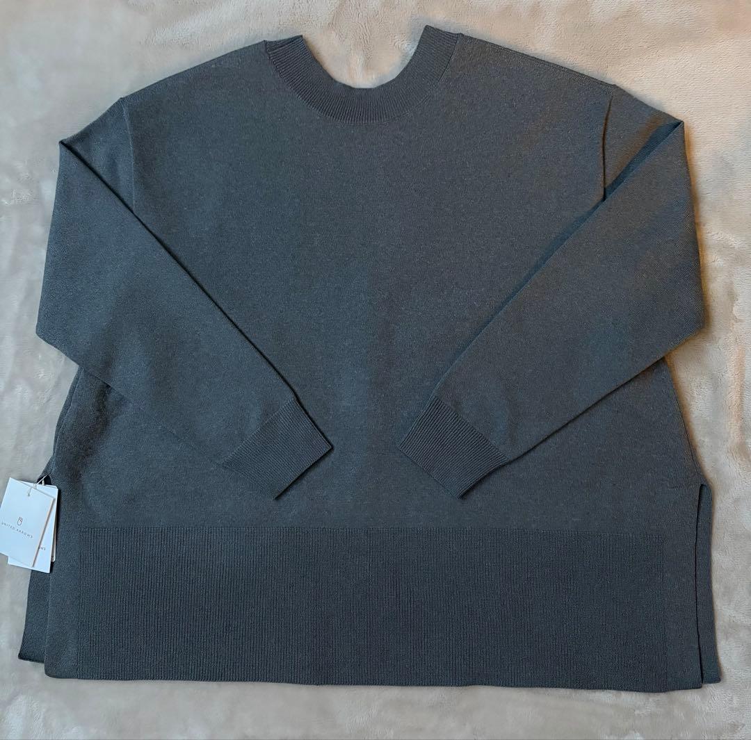 未使用タグ付きUNITEDARROWS 2WAY長袖カーディガン　グレーFサイズ