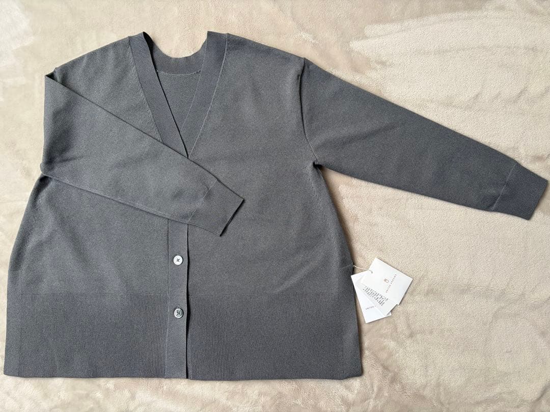 未使用タグ付きUNITEDARROWS 2WAY長袖カーディガン　グレーFサイズ