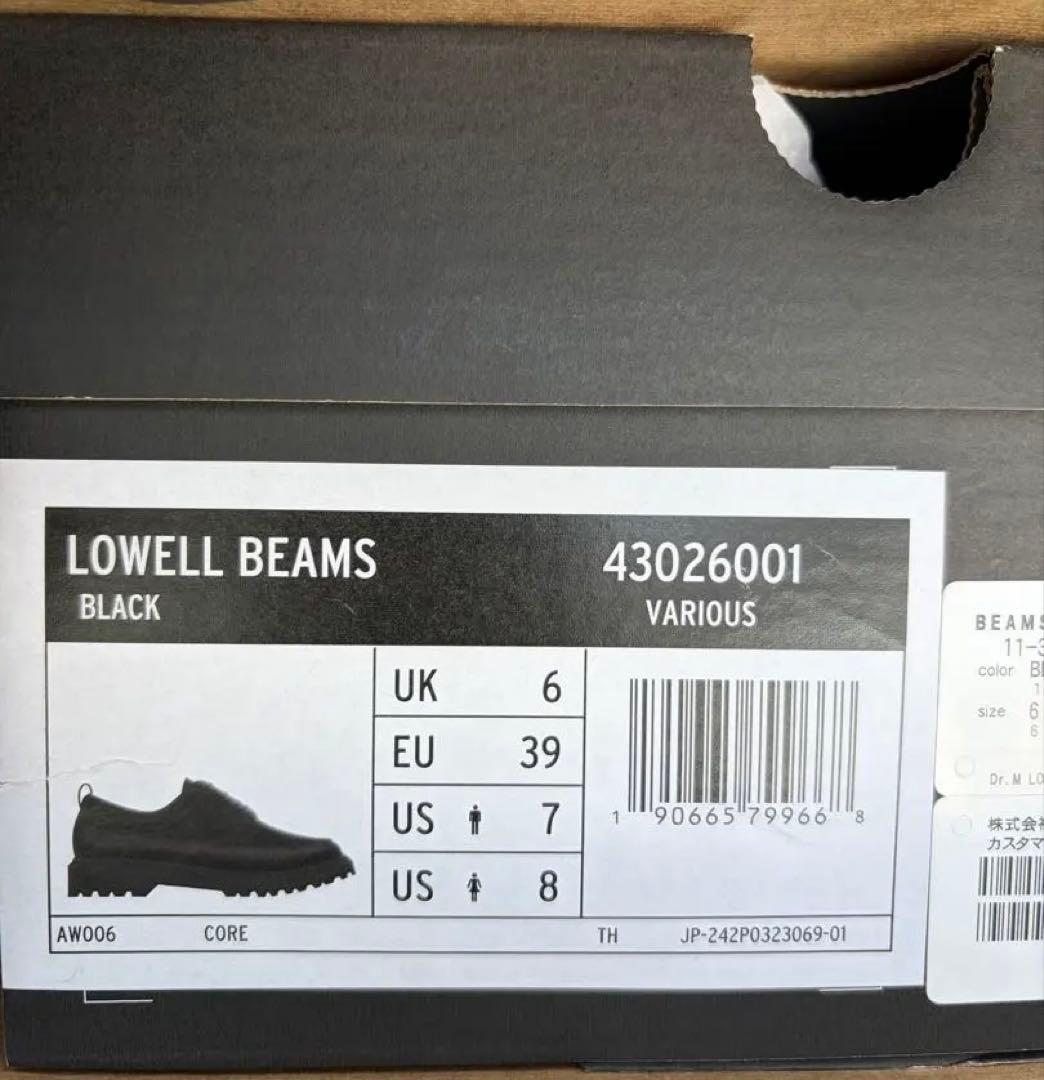 uk6 25cm 新品 正規品【別注】Dr. Martens / LOWELL