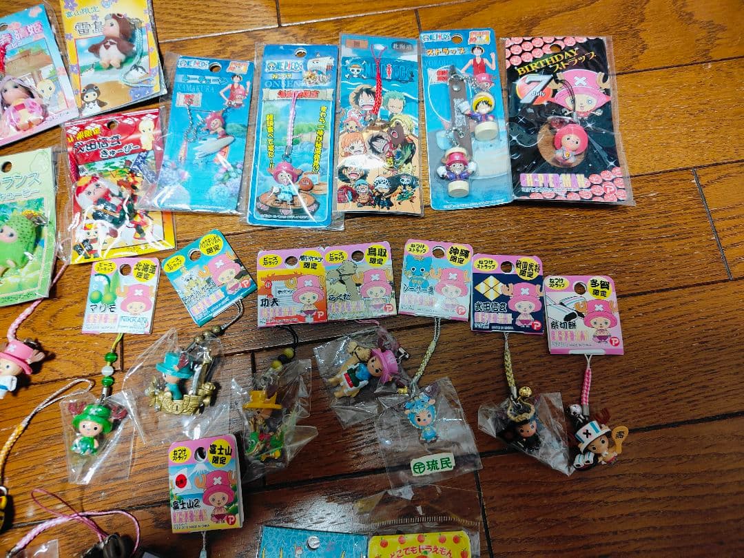 ご当地 キューピー ワンピース チョッパー キティ ストラップ キーホルダー