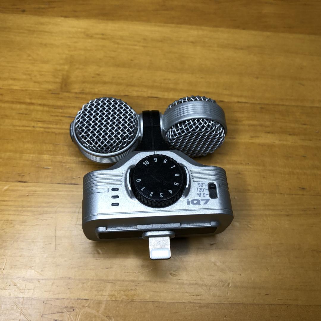 ZOOM iQ7 コンデンサマイク Lightning iPhone iPad用