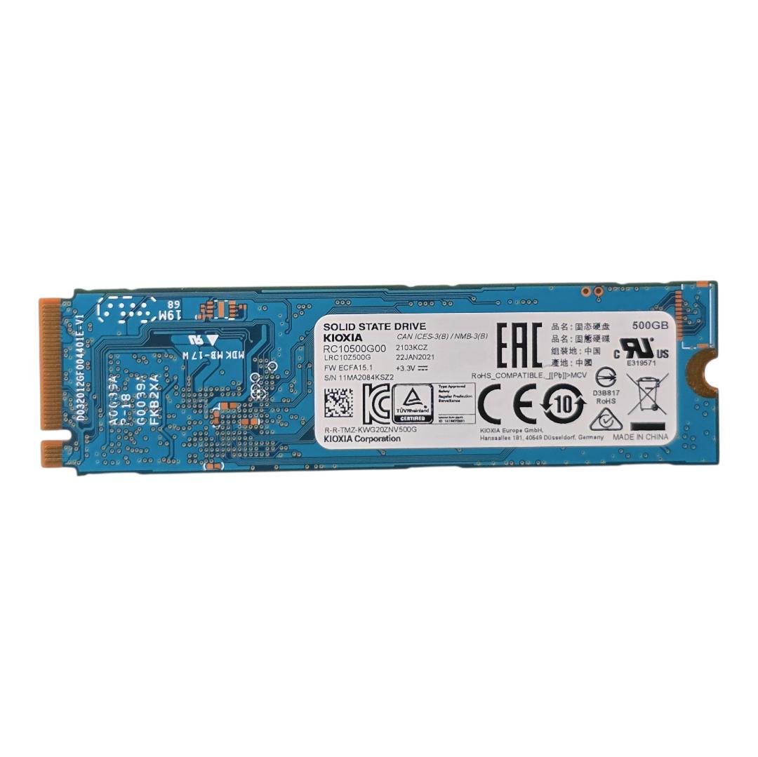 内蔵型SSD KIOXIA EXCERIA 500GB NVMe SSD