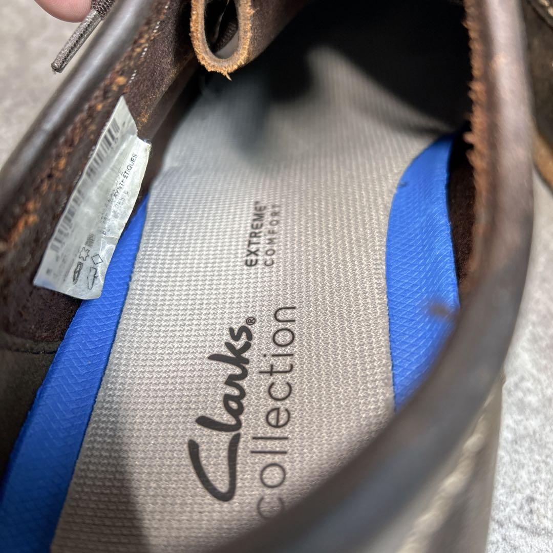 ほぼ新品【Clarks】クラークス/ワラビー/オイルドレザー/ブラウン/ナタリー