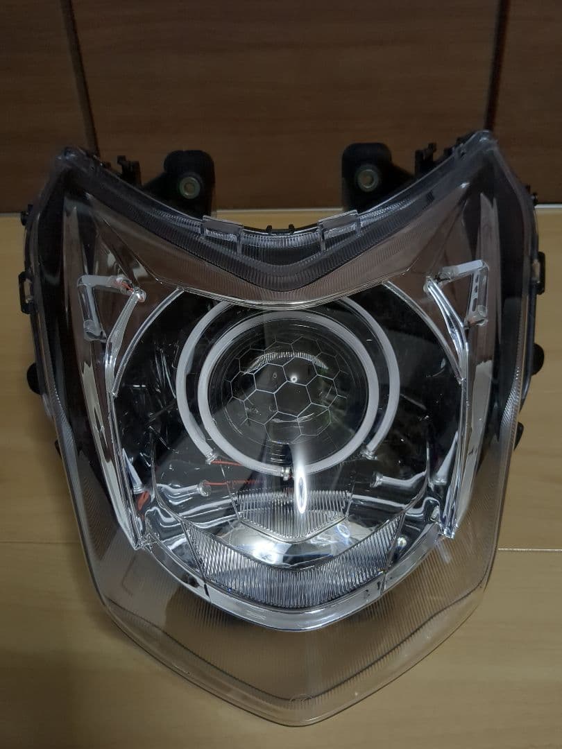 LED シグナスX 4型 パープル ヘッドライト sea5j sed8j