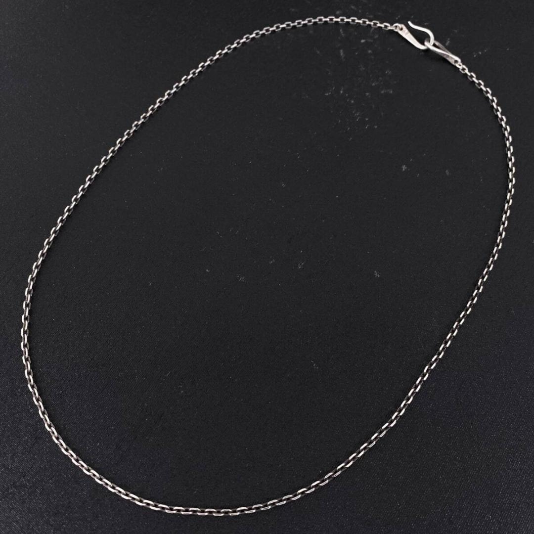LARRY SMITH SV CHAIN フック チェーン ネックレス 60cm