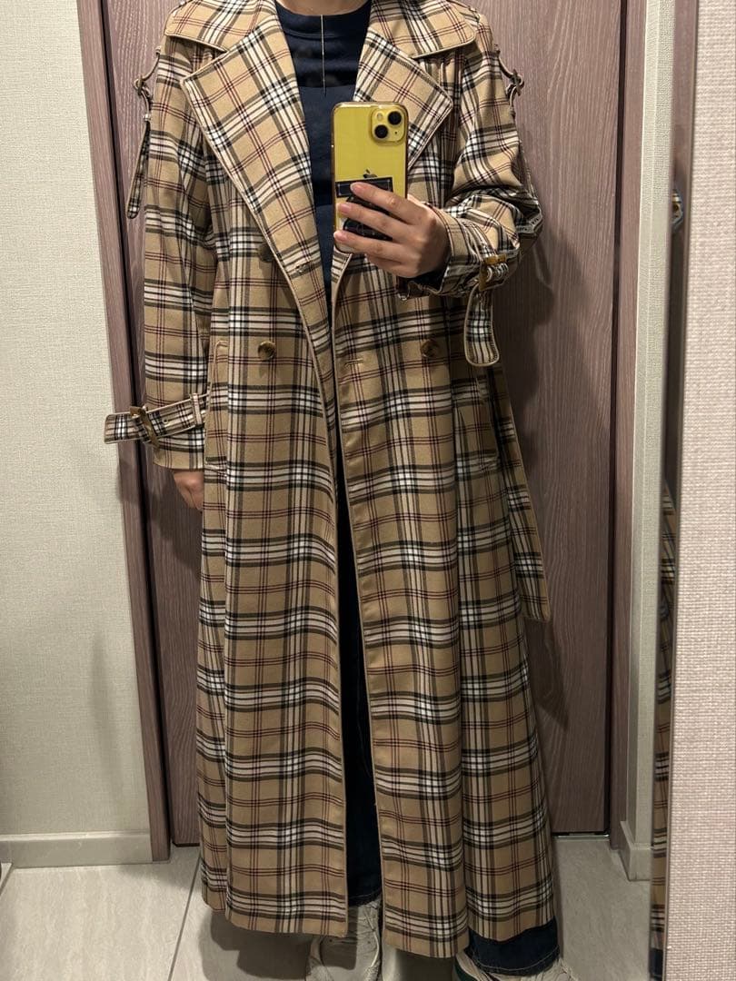 ※値下げ AmeriVINTAGEパスコードチェックトレンチコート
