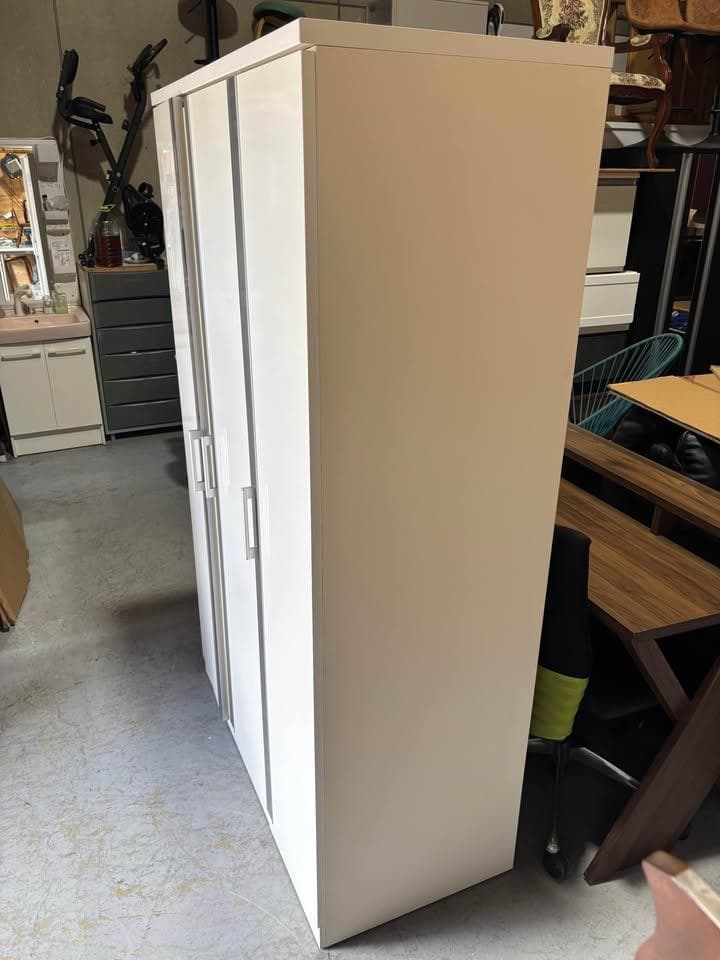 国産 共和産業 モダンワードローブ 洋服箪笥 幅113cm Used/美品