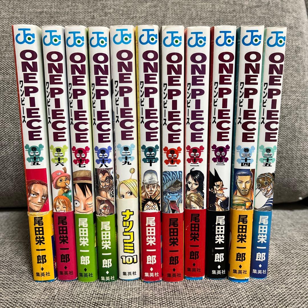 ワンピース 全初版 帯付き 25〜35