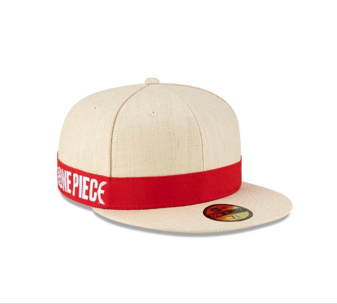 ニューエラ 59FIFTY ワンピースコラボ キャップ 7 7/8 ストロー