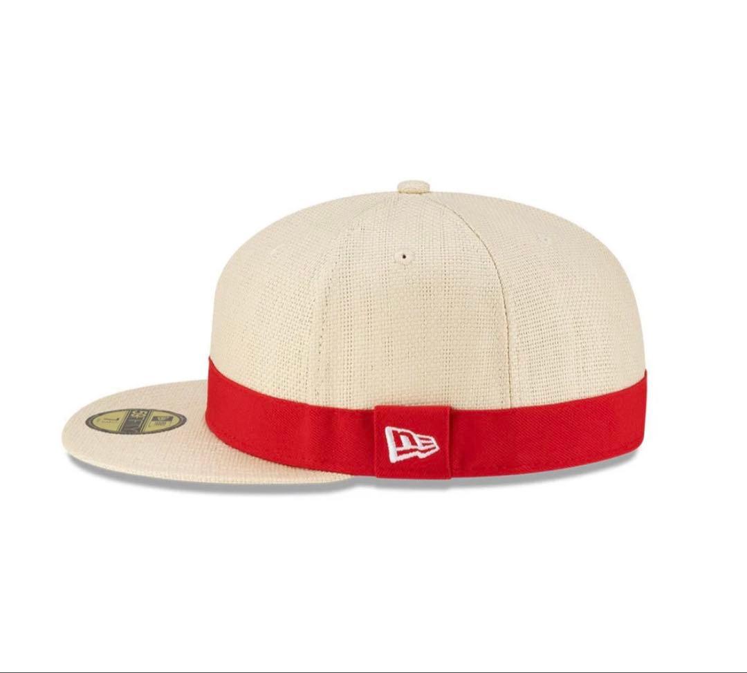 ニューエラ 59FIFTY ワンピースコラボ キャップ 7 7/8 ストロー