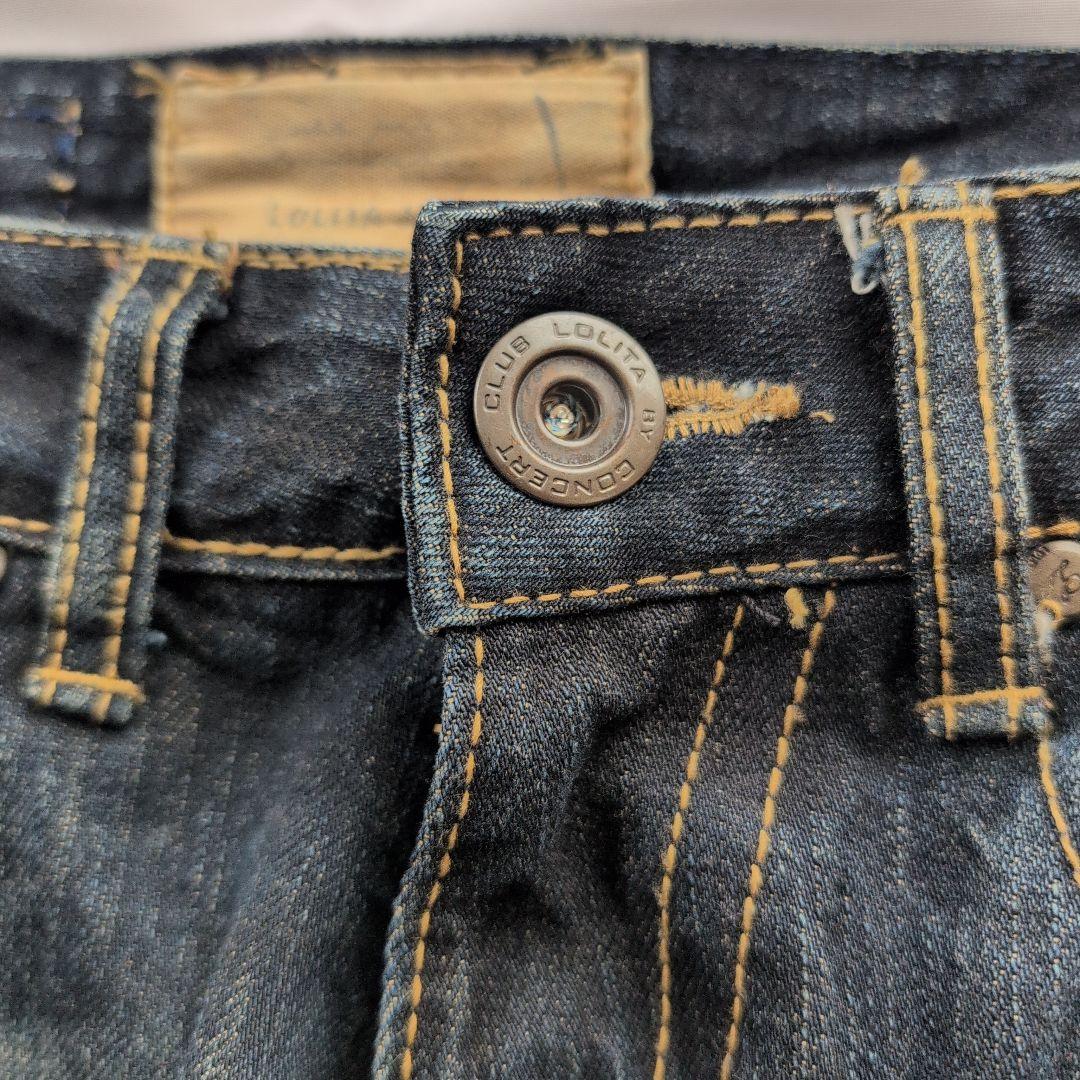 LOLITA JEANS フレアデニム 刺繍デニム Y2K ヴィンテージ