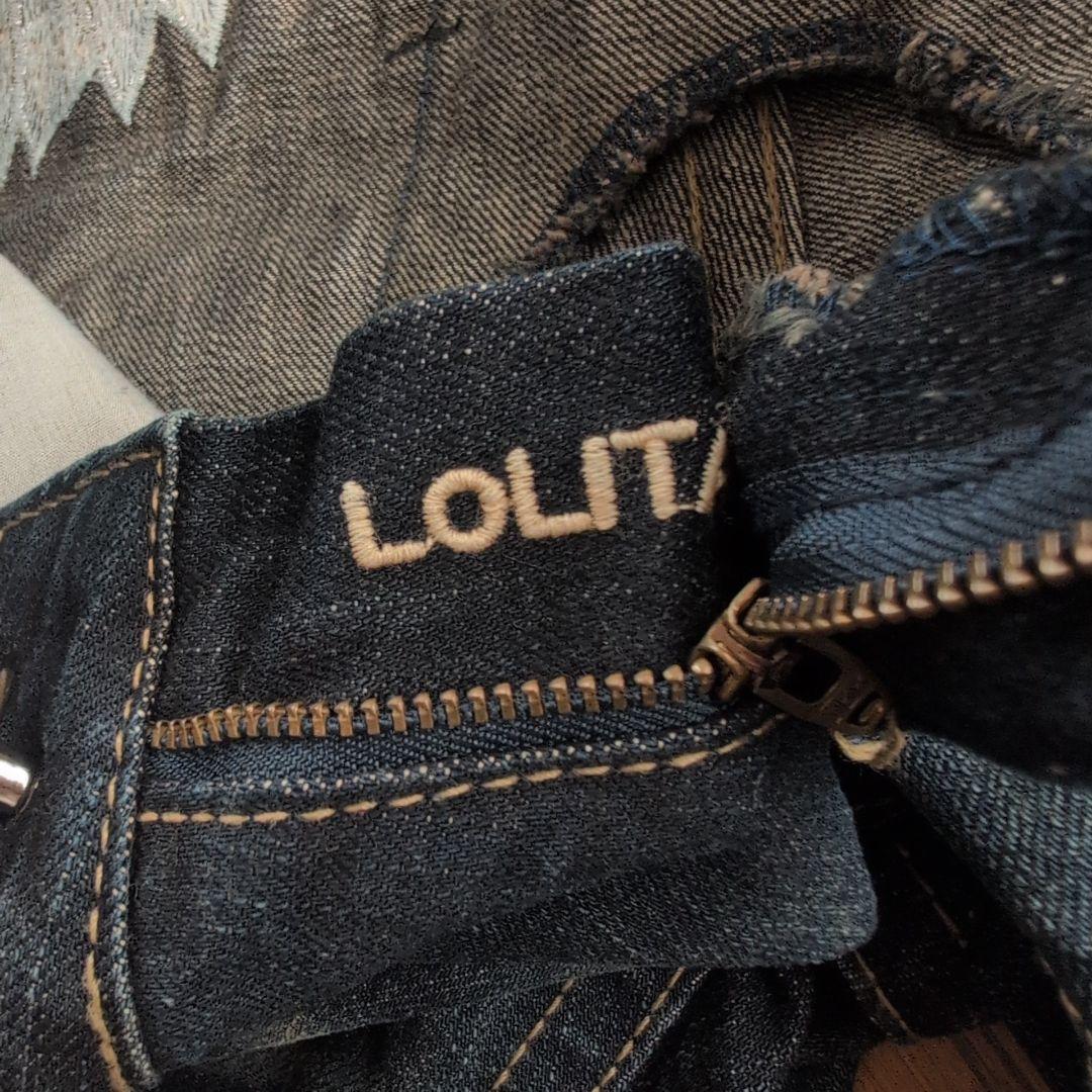 LOLITA JEANS フレアデニム 刺繍デニム Y2K ヴィンテージ