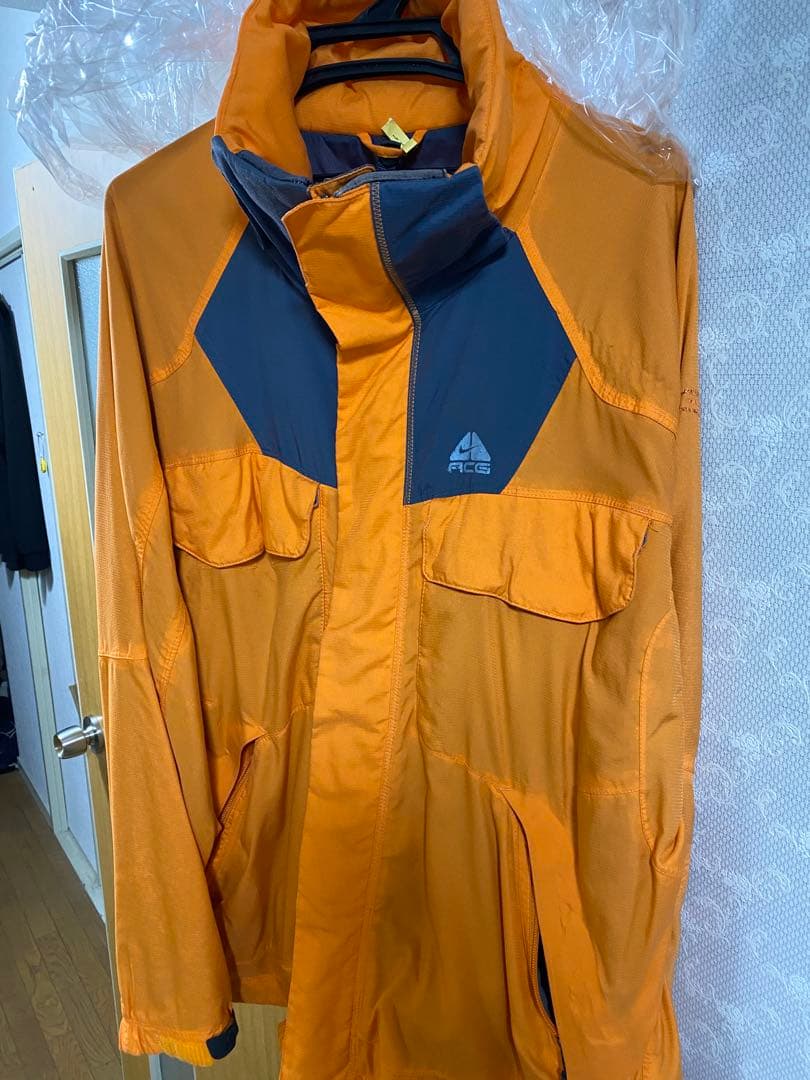 Nike ACG スノーボードジャケット サイズL オレンジ 機能豊富美品