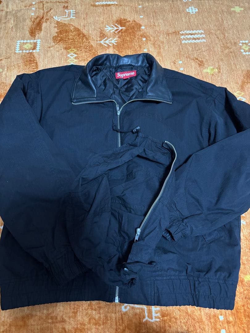 ジャケット・アウター Supreme Leather Collar Utility Jacket