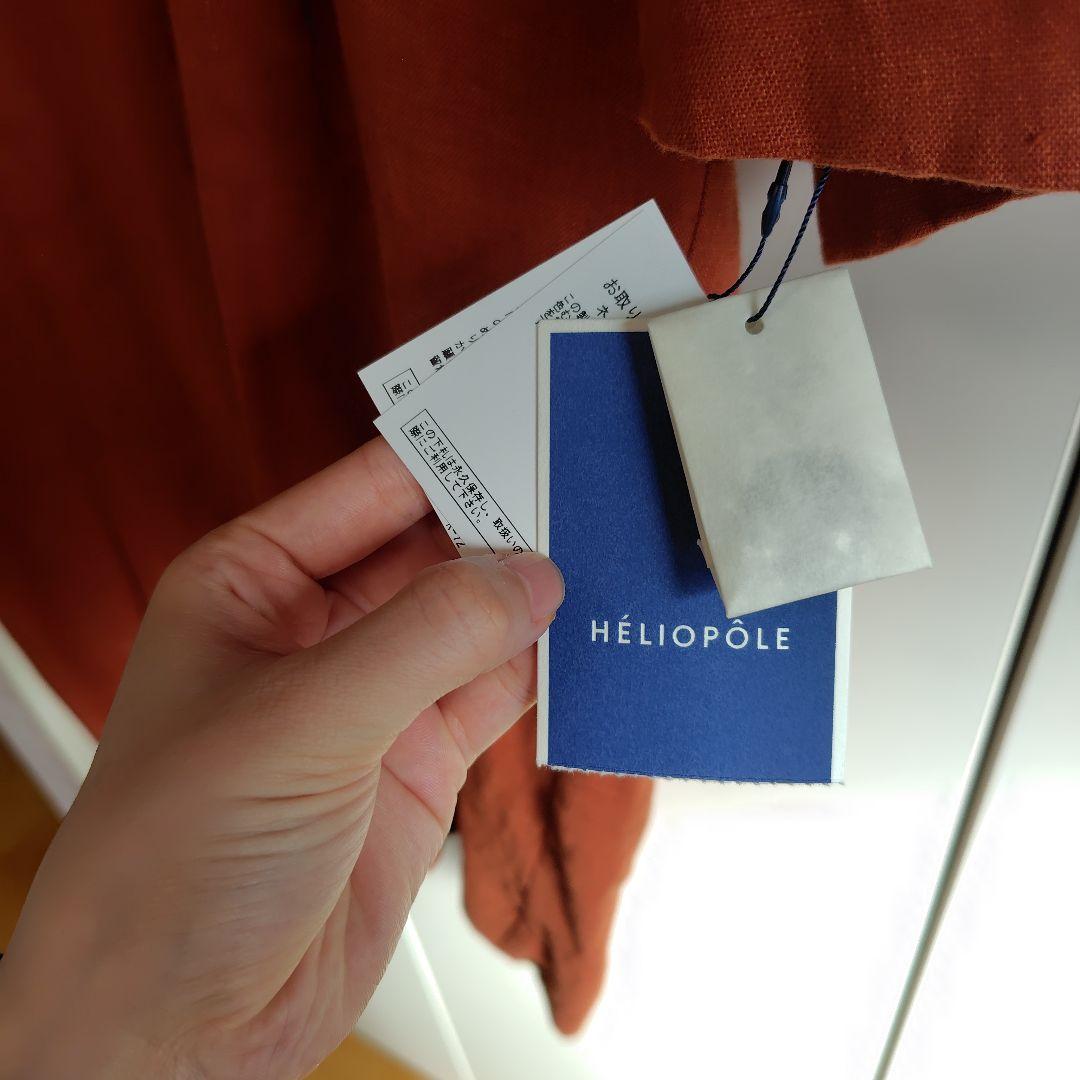 HÉLIOPÔLE リネン ダブルブレスト　ドンゴロスコート　新品タグ付き
