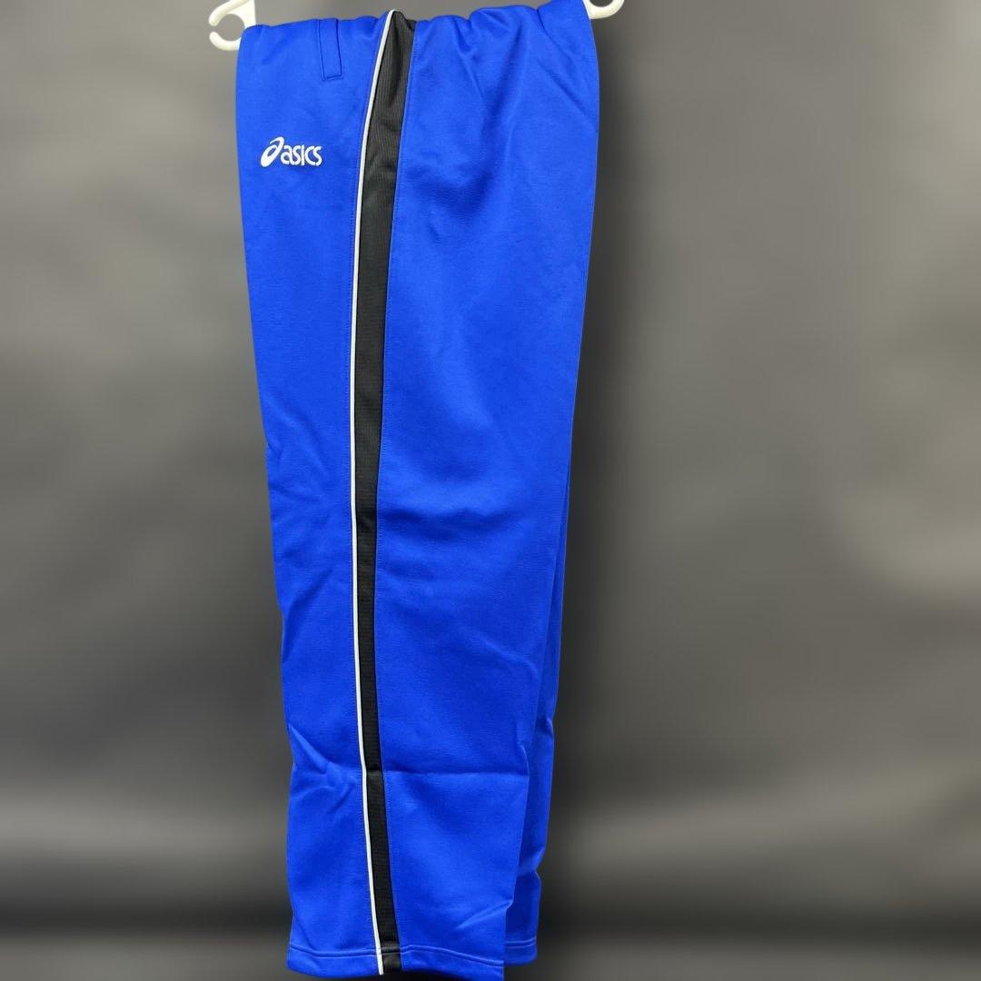 asics ジャージ上下セット 青