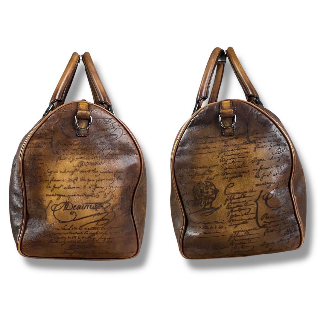 美品 ベルルッティ カリグラフィ ボストンバッグ 2WAY ジュールオフ レザー
