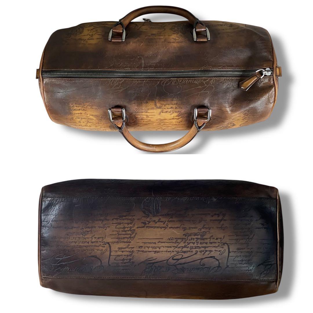 美品 ベルルッティ カリグラフィ ボストンバッグ 2WAY ジュールオフ レザー