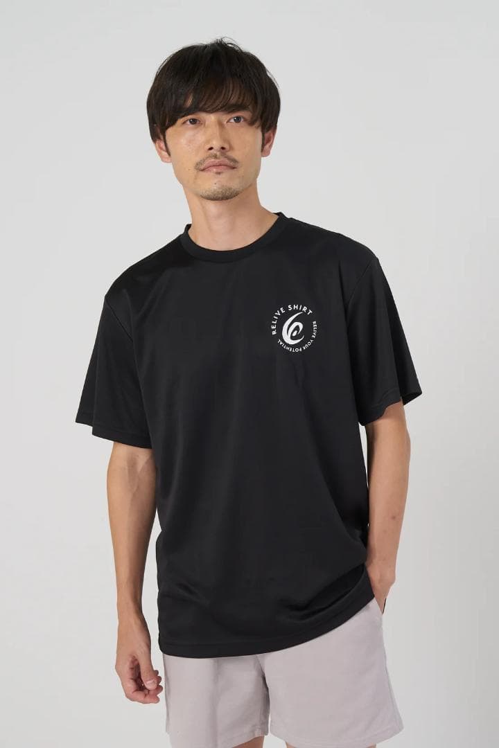 【新品未使用】RELIVE　リライブ　Tシャツ M 2枚 黒 & 白