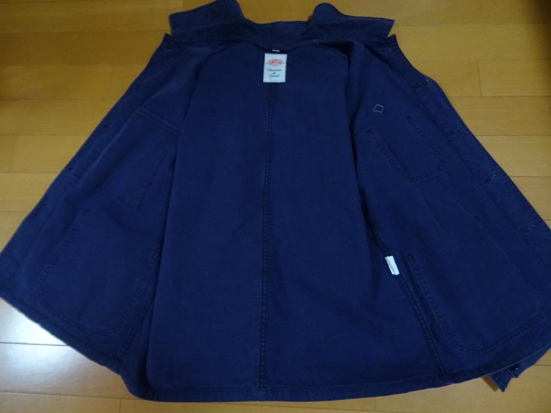 D*A様 美品★DANTONモールスキンカバーオール紺ネイビー36BSHOP購入