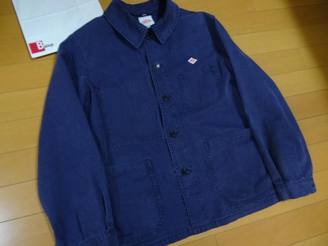 D*A様 美品★DANTONモールスキンカバーオール紺ネイビー36BSHOP購入