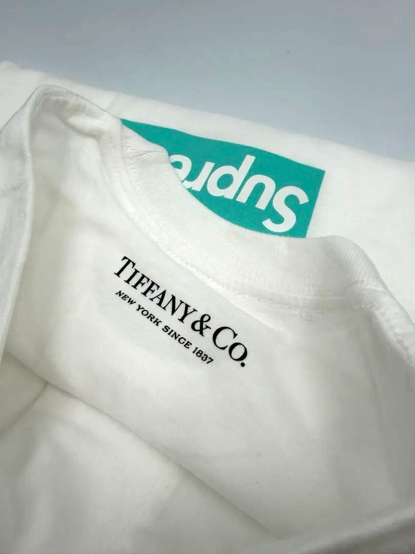 新品Supreme × Tiffany & Co. Tシャツ ホワイト