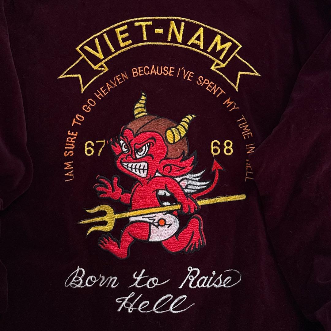 ベトジャン VIETNAM JACKET ブランド不明 デビル YKKジッパー