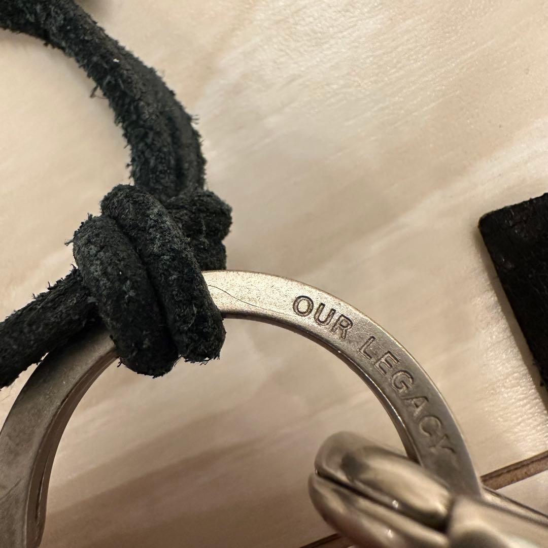OUR LEGACY LADON BLACK LEATHER ネックレス
