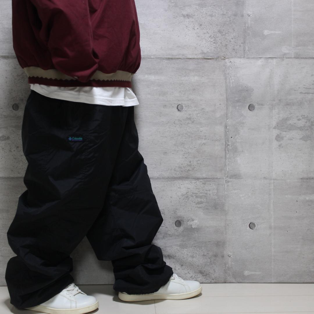 【美品 超極太 極暖】中綿入り 裾ゴム【XL】US輸入 コロンビア スノーパンツ
