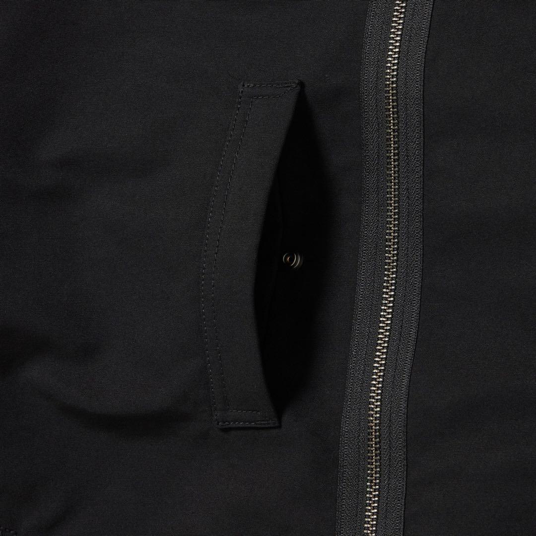 【LACOSTE/ラコステ】リバーシブルボンバージャケット　ブラック×グレー L