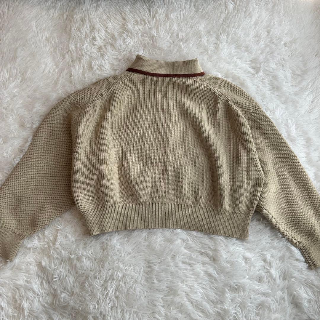 定価2.6万円✨️完売 FRED PERRY 別注 ニットカーディガン ロゴ刺繍