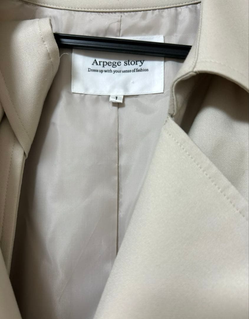 Arpege story ベーシックトレンチコート 1
