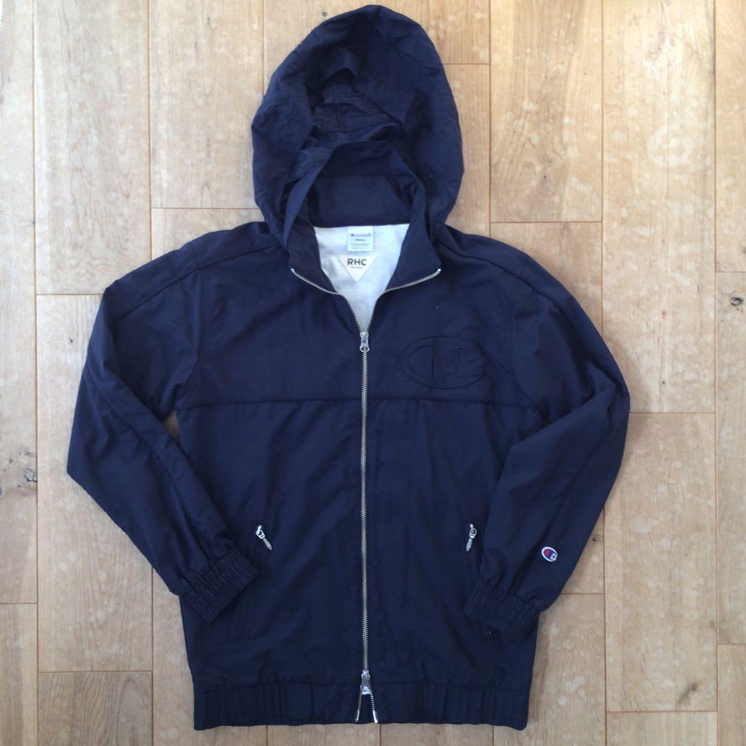 RHC x Champion LOS ANGELES ジャケット ネイビー S