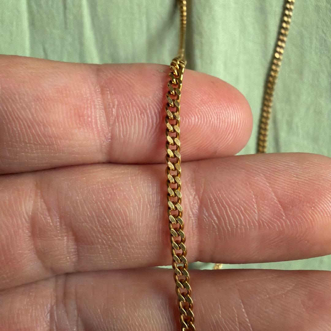 K18 チェーンネックレス 3mm 55cm 刻印有り‼️ 20ｇ