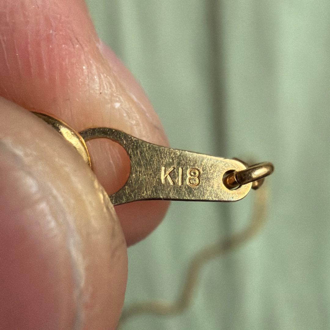 K18 チェーンネックレス 3mm 55cm 刻印有り‼️ 20ｇ