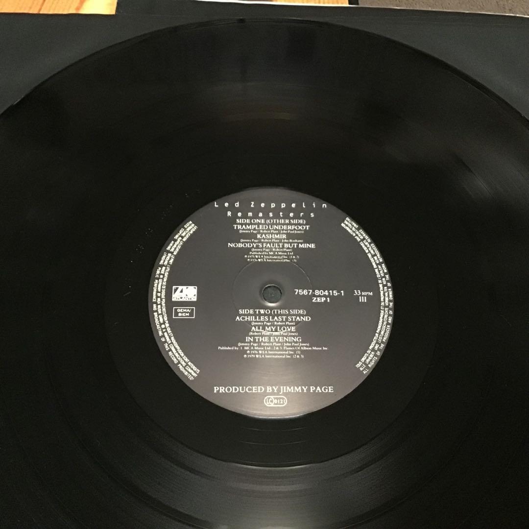 独盤3LP『Led Zeppelin　Remasters』レッド・ツェッペリン