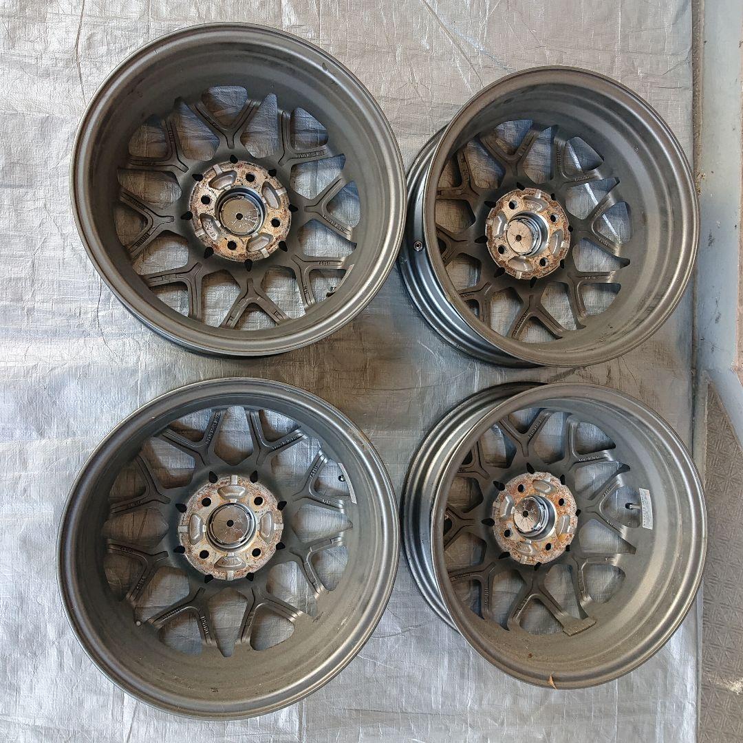 ユ*ー様 阿部商会 LA-STRADA METEOR 15インチ 4穴 5J ＋
