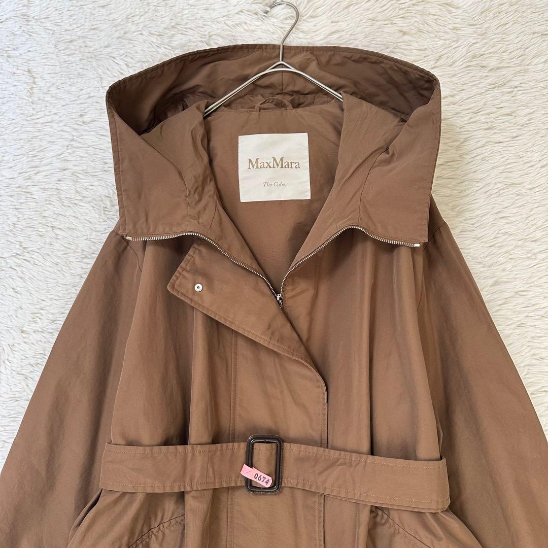 ボビー MAXMARA the cubeトレンチコート ロング ベルト