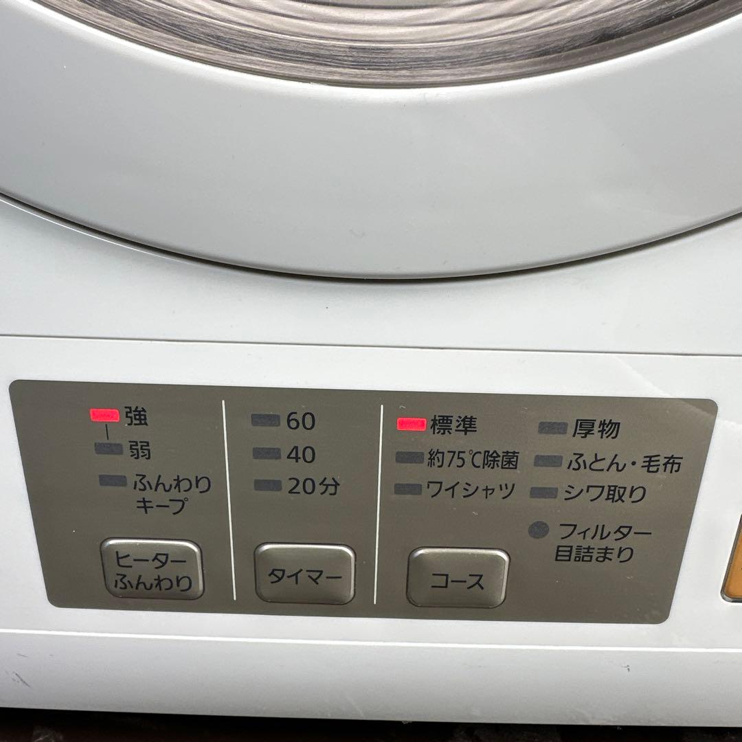 かおりさま　美品パナソニック　衣類乾燥機　６ｋｇ　NH-D603-W　ユニット台