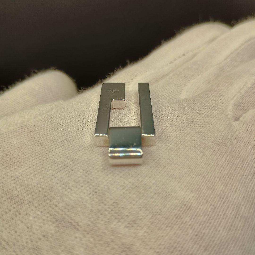 GUCCI　Gロゴ ネックレス 50cm SILVER925