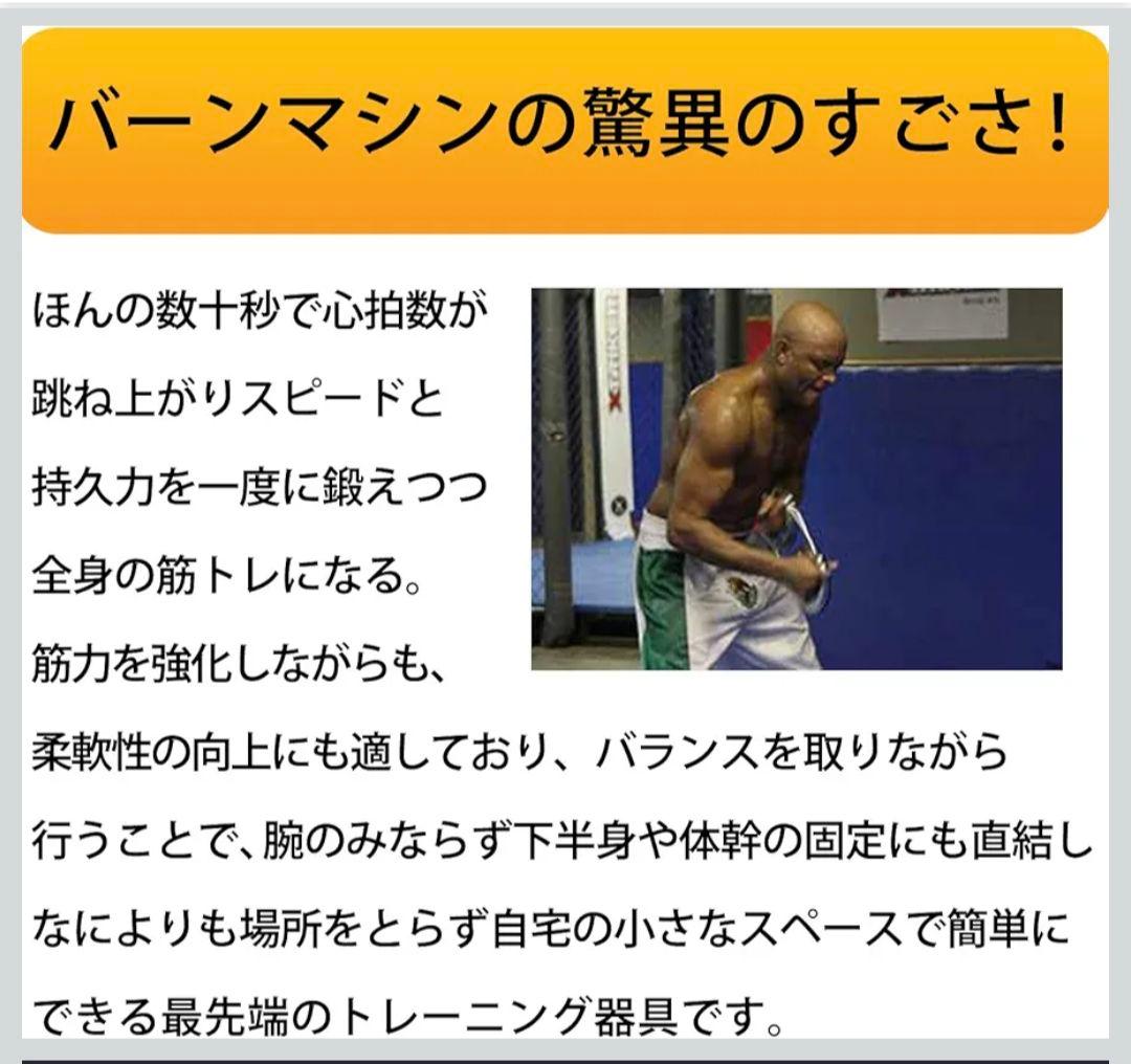 The BURN MACHINE バーンマシーン 5.5kg筋トレ トレーニング