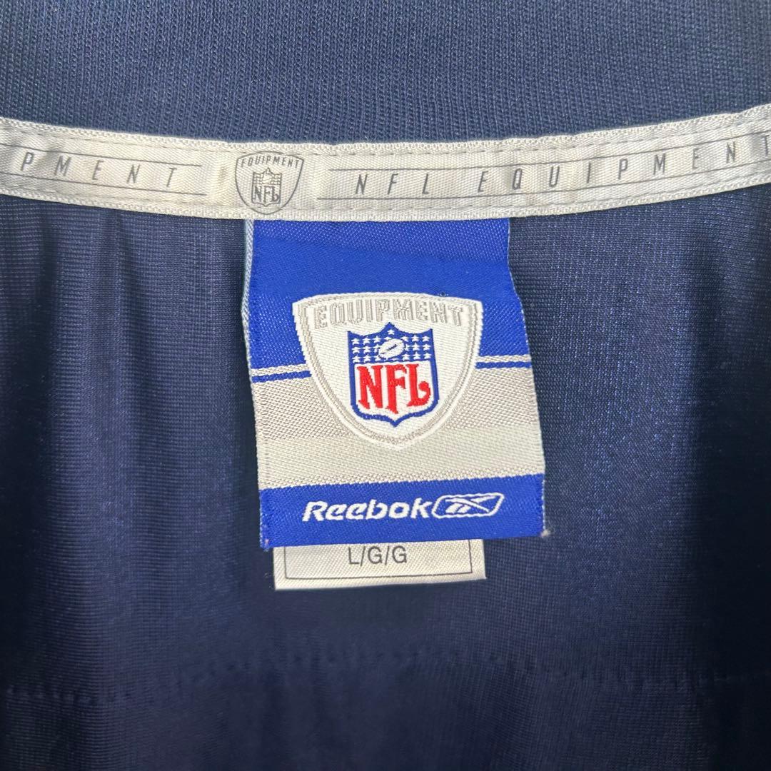リーボック NFL プリントチームロゴペイトリオッツ ゲームシャツ L 5483