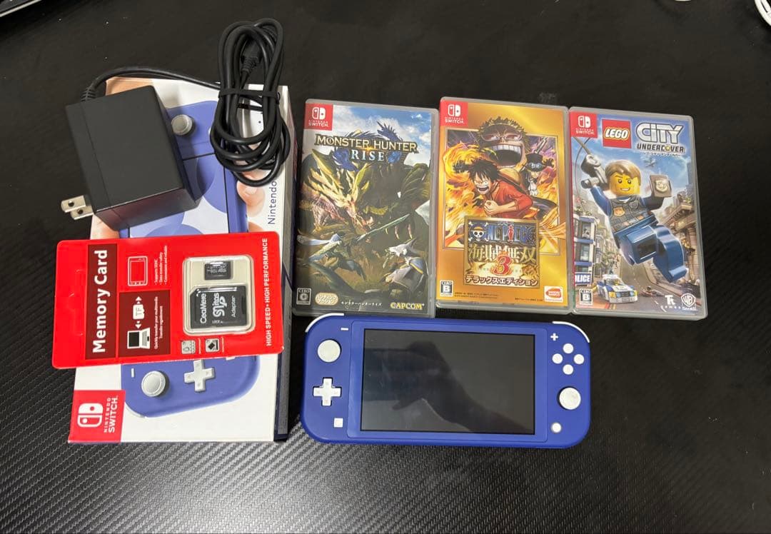 【ソフト、SDカード付き】Nintendo Switch Lite ブルー