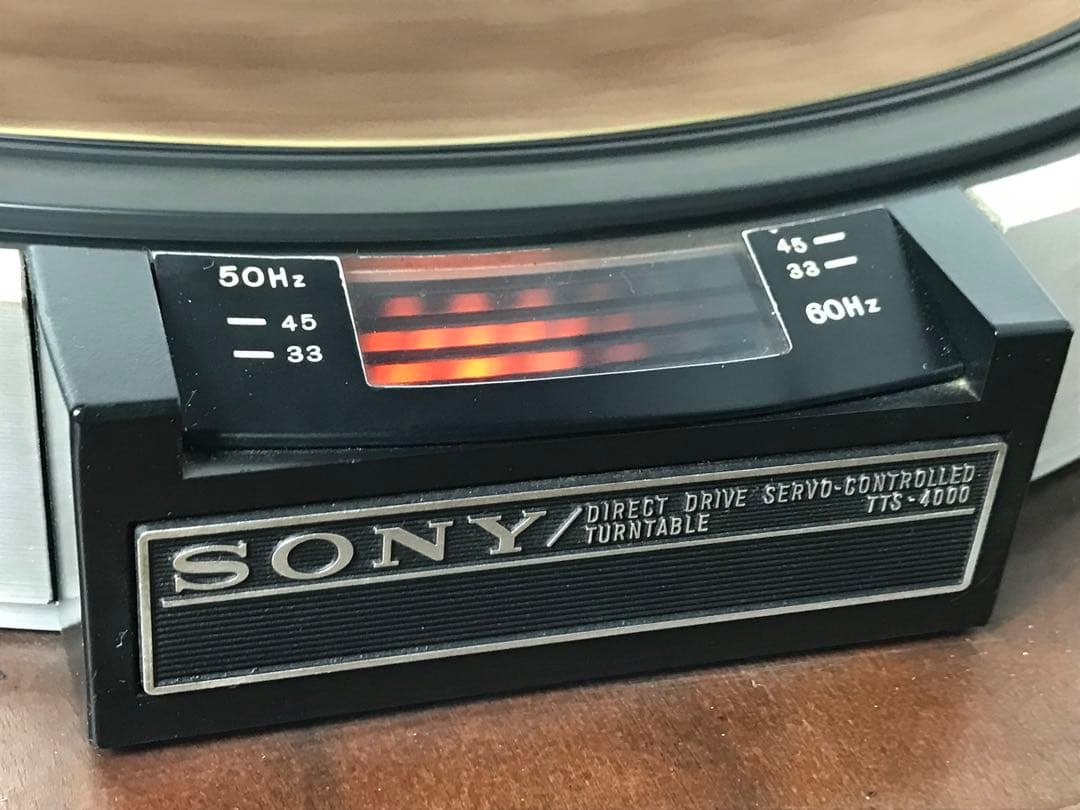 名機 SONY TTS-4000 ターンテーブル ソニー 動作未確認 ジャンク