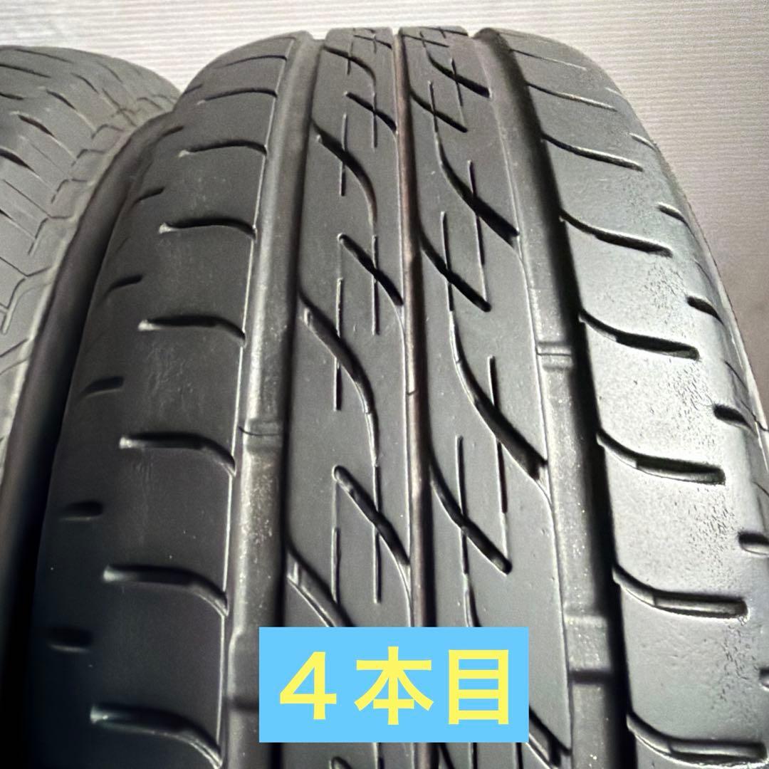 送料無料◆155/65R13/夏4本/残溝約4㎜/製造2020年/BS